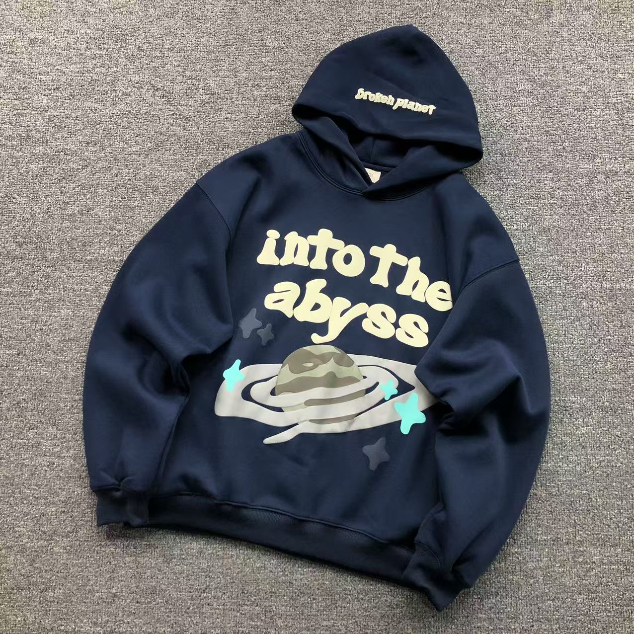 Broken Planet Into the Abyss Hoodie 'Navy'